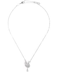 Swarovski - Swan-Crystal Pendant Necklace - Lyst