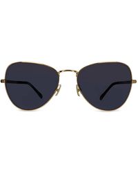 Jimmy Choo - Carol Pilot-Frame Sunglasses - Lyst