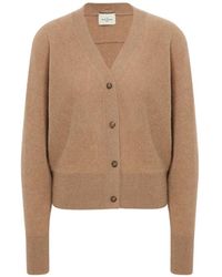 LeKasha - V-Neck Button-Up Cardigan - Lyst