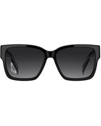 BOSS - Logo Square Sunglasses - Lyst