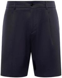 BE ABLE - Pleated Elasticated-Waist Shorts - Lyst