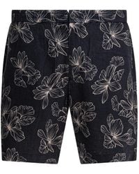 Vince - Shorts Met Bloemenprint - Lyst