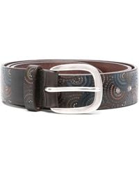 Orciani - Spiral Leather Belt - Lyst