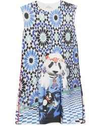 The Artistylist - Graphic-Print Sleeveless Mini Dress - Lyst