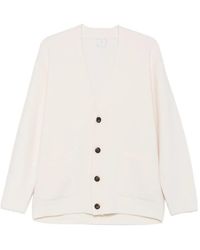 Eleventy - V-Neck Button-Up Cardigan - Lyst