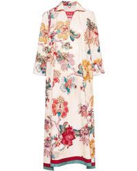 F.R.S For Restless Sleepers - Floral-print maxi dress - Lyst
