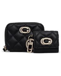 Guess - Quilted Logo Wallet - Lyst