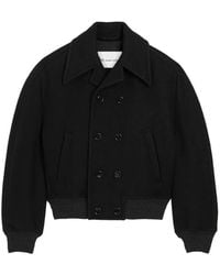 Ami Paris - Wool Bomber Jacket - Lyst