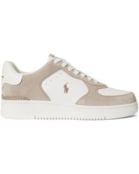 Polo Ralph Lauren - Masters Court Leather Sneakers - Lyst