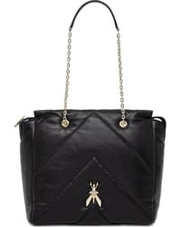 Patrizia Pepe - Gesteppte Tote Bag mit Fly-Schild - Lyst