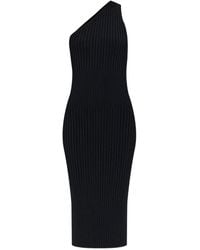 IRO - Kellie One-Shoulder Ribbed Midi Dress - Lyst