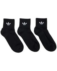 adidas - Logo Socks (Set Of Three) - Lyst