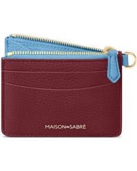 Maison De Sabre - Zipped Leather Card Holder - Lyst