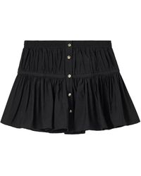 B+ AB - Button-Up Ruffled Mini Skirt - Lyst