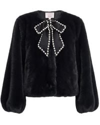 Cinq À Sept - Benson Faux-Mink Jacket - Lyst