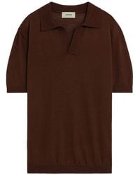 A PAPER KID - Knitted Polo Shirt - Lyst