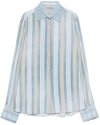 Ermanno Scervino - Striped Shirt - Lyst