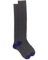 Gallo - Polka-Dot Knee-High Socks - Lyst
