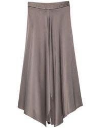 Alysi - Handkerchief-Hem Midi Skirt - Lyst