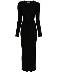 Twinset - Maxikleid Mit Cut-Out - Lyst