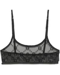 Marine Serre - Mesh-Bh Mit Monogramm - Lyst