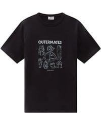 Woolrich - Logo-Print Organic Cotton T-Shirt - Lyst