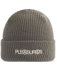 Pleasures - Logo Beanie Hat - Lyst
