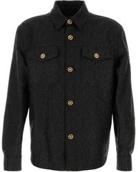 Versace - Hemd Mit Leoparden-Print - Lyst