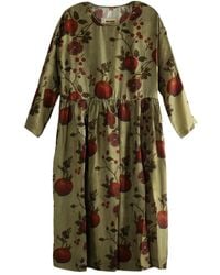 Uma Wang - Pomegranate-print Midi Dress - Lyst