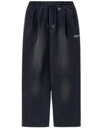 WOOYOUNGMI - Wide-Leg Drawstring Trousers - Lyst