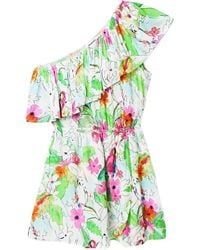 Desigual - Ruffled One-Shoulder Dress - Lyst