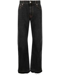 McQueen - Straight-leg Jeans - Lyst