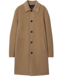 Burberry - Abrigo Con Botones De Lana - Lyst