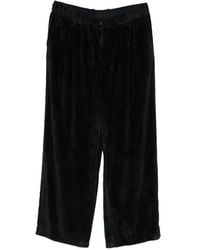 Giorgio Armani - Pleated Corduroy Trousers - Lyst
