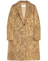 Dries Van Noten - Tailored Jacquard Coat - Lyst
