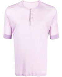 Maison Margiela - Button-Fastening T-Shirt - Lyst