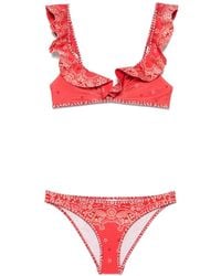 Zimmermann - Beachwear Rosso-Donna - Lyst