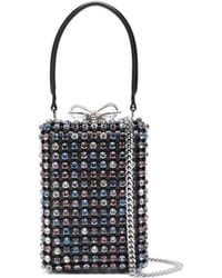 Self-Portrait - Micro Crystal-Embellished Tote Bag - Lyst