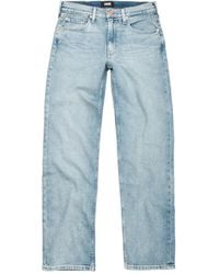 PAIGE - Doheny Light-Wash Straight-Leg Jeans - Lyst