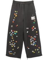 Maison Mihara Yasuhiro - Price-Tag Sticker Printed Wide Sweat Pants - Lyst