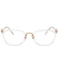 Michael Kors - Rectangle-Frame Glasses - Lyst
