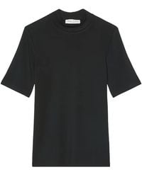 Marc O' Polo - Top Met Hoge Hals En Korte Mouwen - Lyst