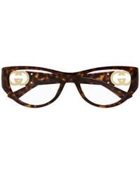 Gucci - Sonnenbrille Mit Cat-Eye-Gestell - Lyst