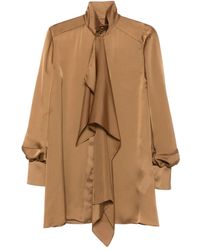 Sacai - Hemd Mit Stehkragen - Lyst