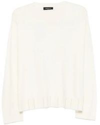 Fabiana Filippi - Ribbed-Trim Crew-Neck Sweater - Lyst