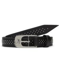 KARL LAGERFELD - Ceinture K/Autograph À Clous - Lyst
