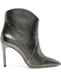 P.A.R.O.S.H. - Botas con efecto de piel de serpiente - Lyst