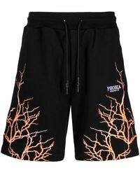 Phobia - Lightning-Embroidered Track Shorts - Lyst
