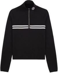 Sporty & Rich - Minimal Quarter-Zip Sweatshirt - Lyst