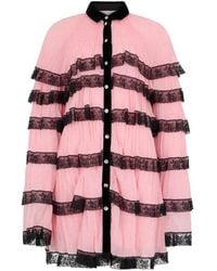 Philosophy Di Lorenzo Serafini - Frilled Mini Dress - Lyst